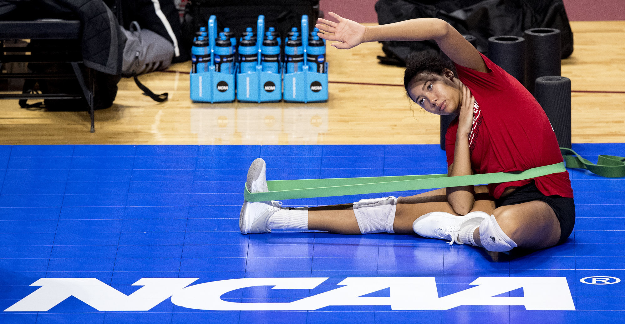 Nebraska Volleyball Practice in Minneapolis, 12.06